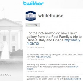 white house tweet