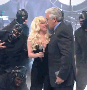 Lady Gaga Wardrobe Malfunction? A Hint Of A Glimpse Of Nipple On Leno