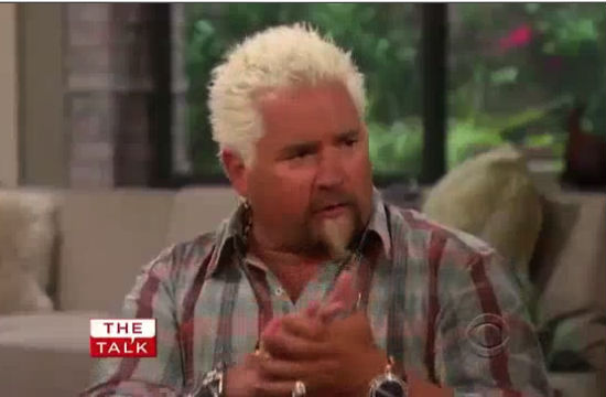 guy fieri on the talk