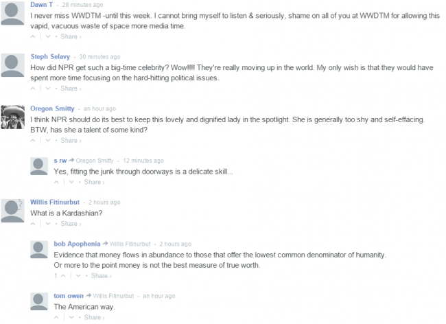 kim kardashian wwdtm comments 2