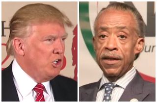 trump sharpton