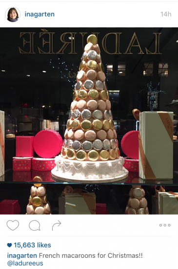 Ina Garten Christmas Instagram