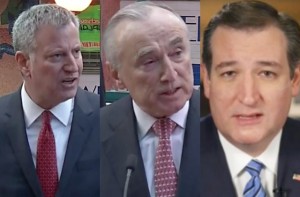 de blasio bratton cruz