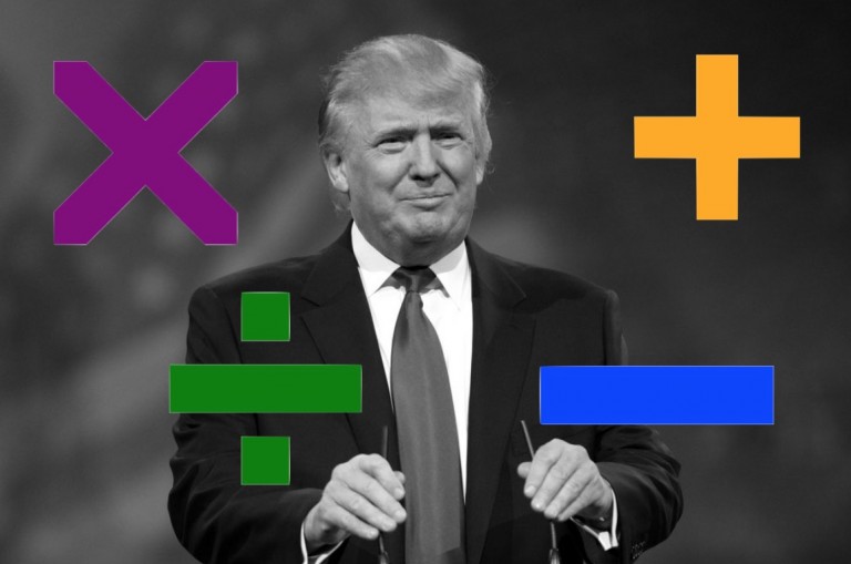 Trump and His Supporters Have a Problem With Basic Math