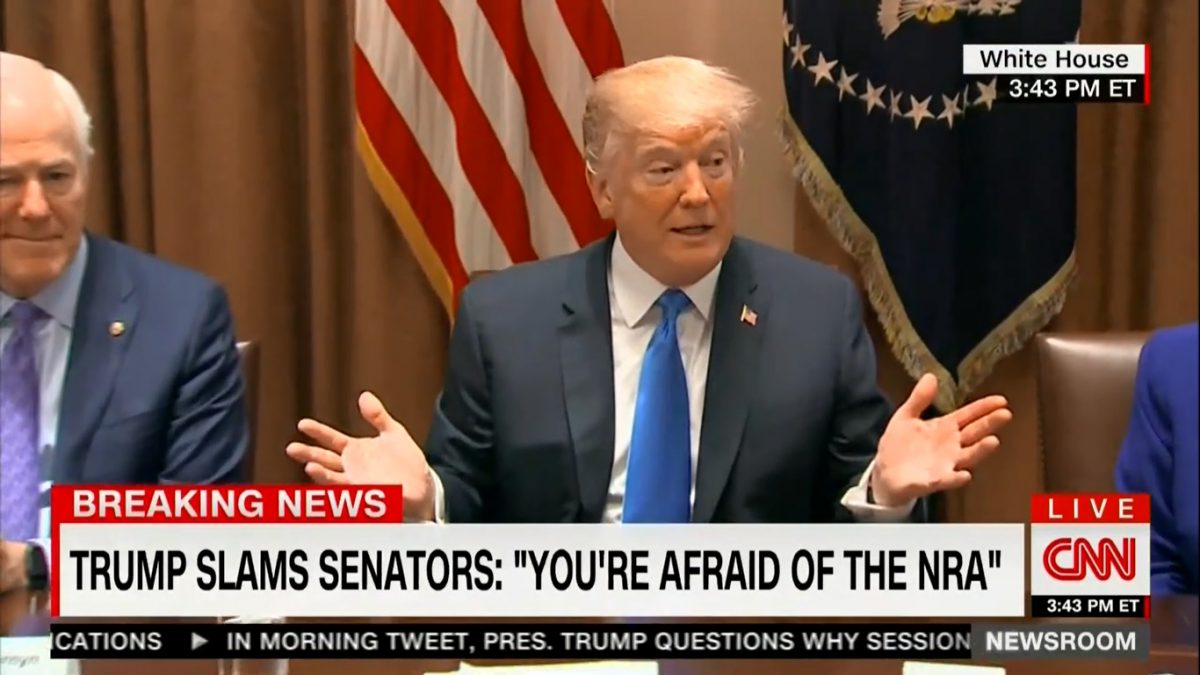 Trump Clarifies After Wild Meeting on Gun Control ‘Respect 2nd Amendment!’