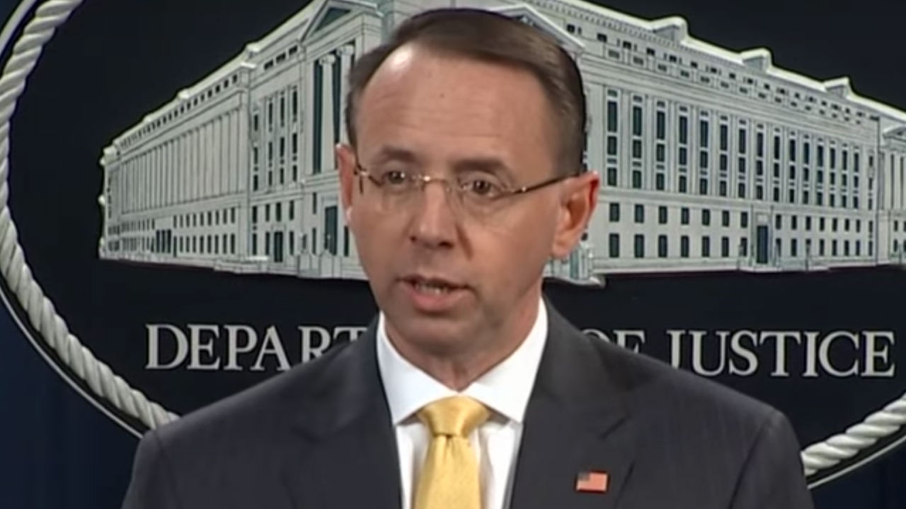 Twitter Blows Up Over Report Rosenstein Has Verbally Resigned