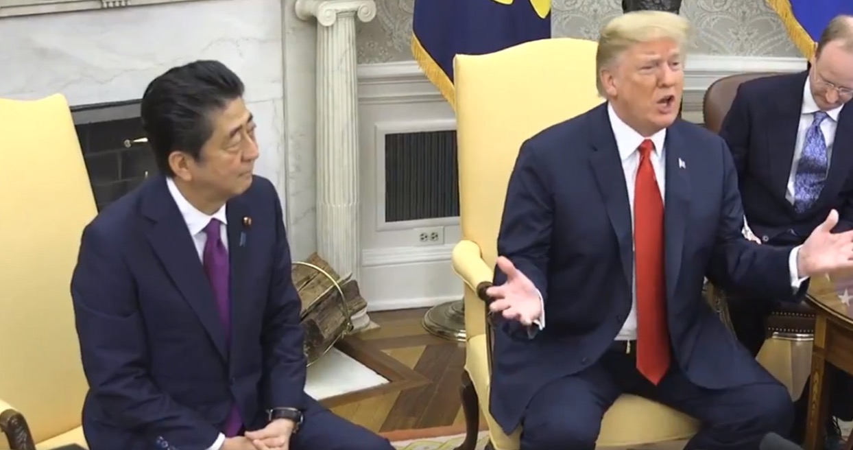 Trump Invokes Pearl Harbor In Japan Prime Minister Meeting