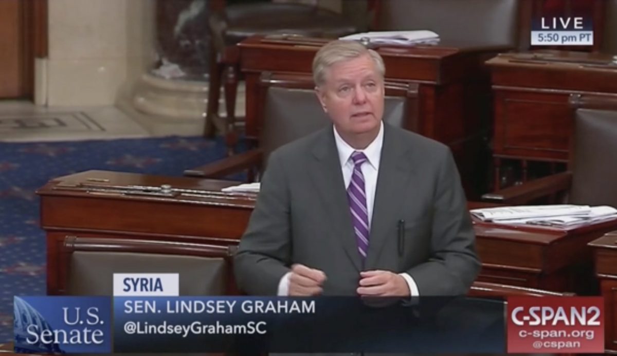 Lindsey Graham Rips Trump on Senate Floor: To Say ISIS is Defeated is ...