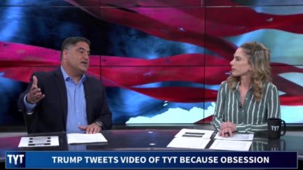 Cenk Uygur Says Trump Tweeted Young Turks Video Because 'I'm on CNN' and 'Crazy Bernie's Kicking Your Ass!'