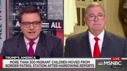 Chris Hayes Clashes With GOP Rep on Border Camps