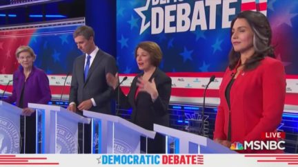 Amy Klobuchar Clocks Jay Inslee at Debate for Claiming Mantle of Reproductive Rights