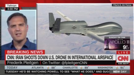 American Drone Shot Down by Iranian Missile