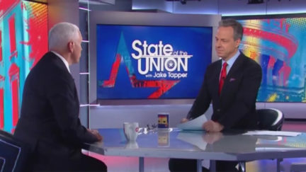 Jake Tapper Laughs Right in Mike Pence's Face About Climate Change