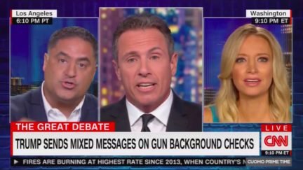Cenk Uygur Unleashes on Campaign Spox Over Trump Gun Control Flip-Flops