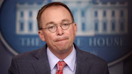 Mick Mulvaney at the White House