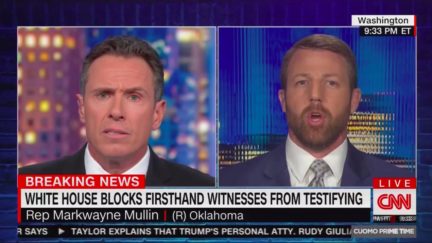 Chris Cuomo Relentlessly Knocks Down GOP Rep. Markwayne Mullin's Impeachment Spin