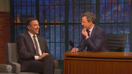 Seth Meyers Presses MSNBC's Ari Melber on Which is Worse, Trump as Client or Giuliani as Lawyer?