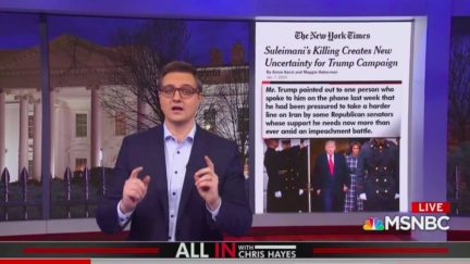 Chris Hayes Calls Out Links to Soliemani Strike and Impeachment