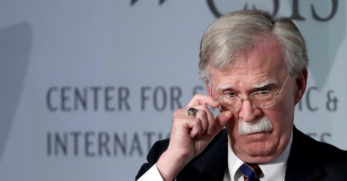Former National Security Advisor John Bolton