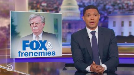 Trevor Noah Plays Brutal Supercut of Fox News Hosts Praising John Bolton