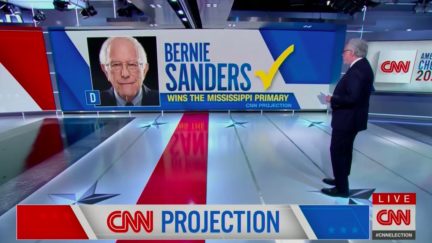 CNN Flubs Mississippi Dem Primary Call for Sanders Instead of Biden