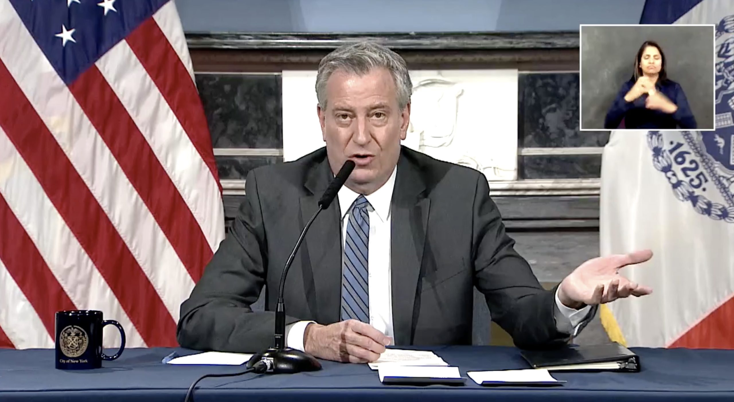 city hall bill de blasio