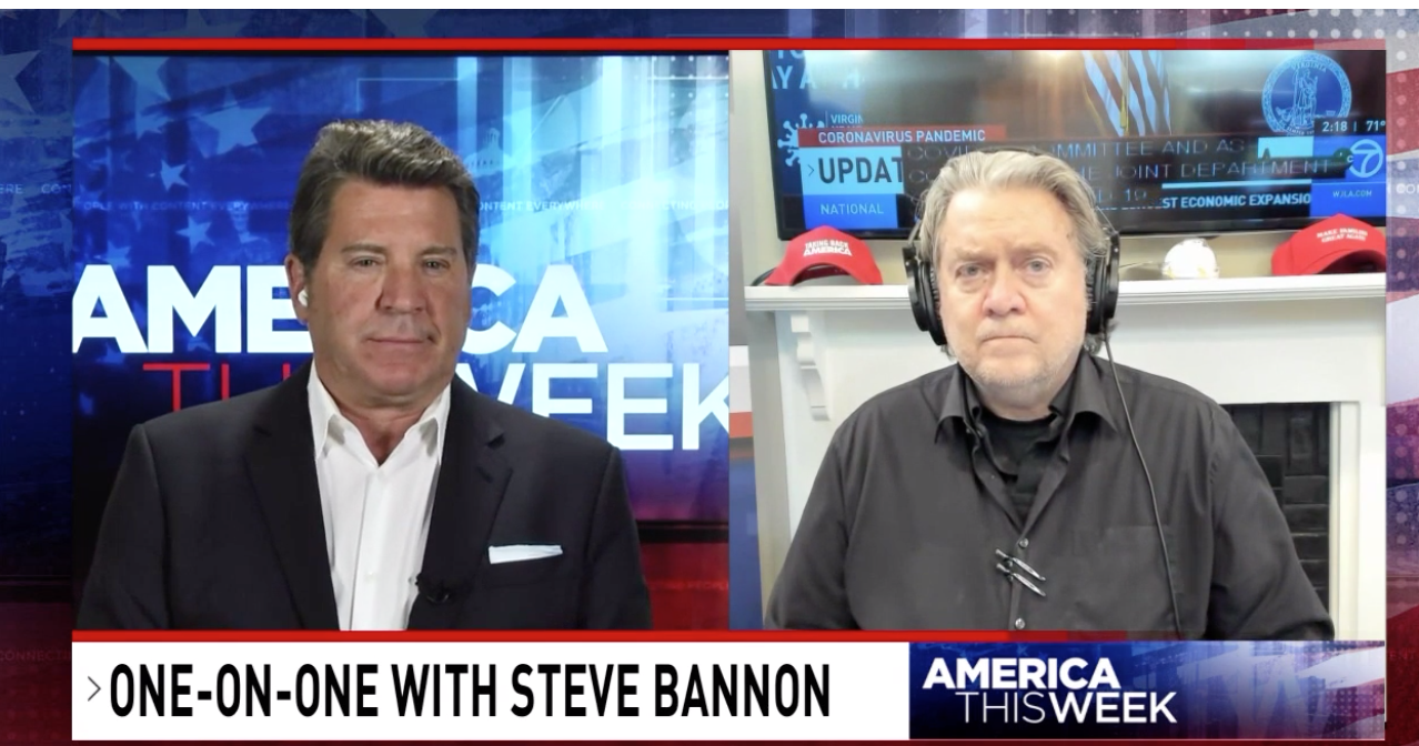 Steve Bannon with Eric Bolling