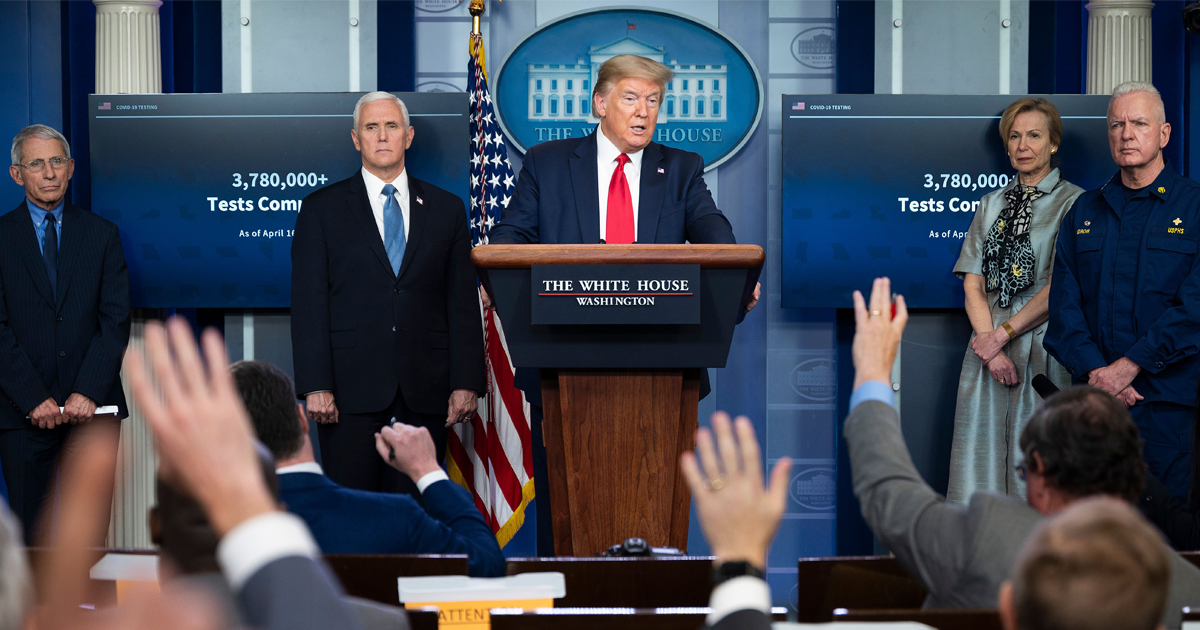 White House coronavirus task force briefing