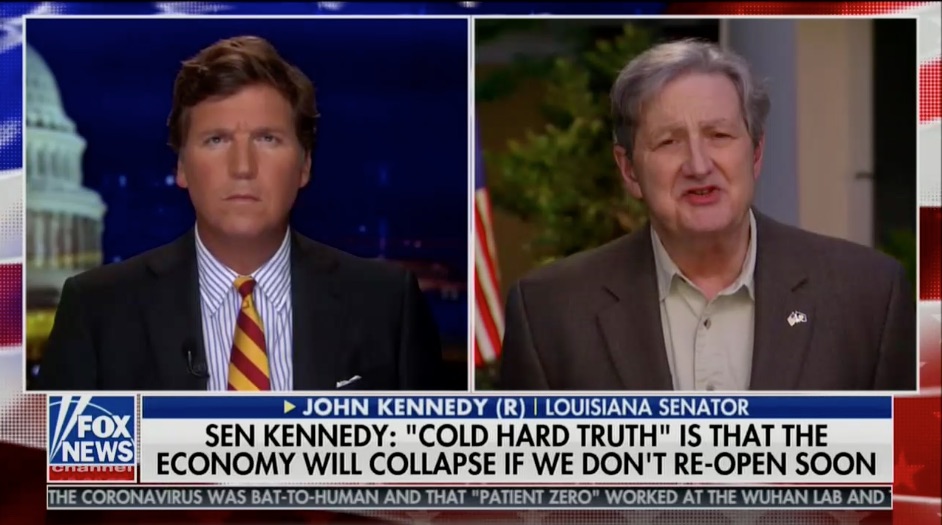 Tucker Carlson Tops Wednesday's Ratings, Features Contorversial Interview with Sen. Kennedy