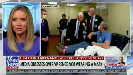 WH Press Sec'y Dismisses Criticism of VP Pence as Mere 'Mask Palace Intrigue'