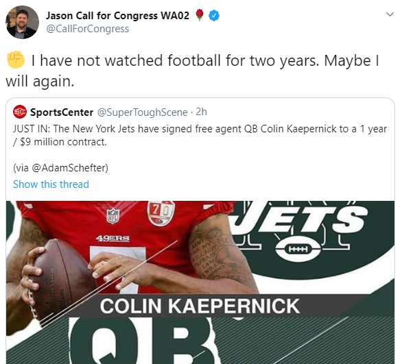 Parody 'SportsCenter' account falsely tweets Colin Kaepernick signed