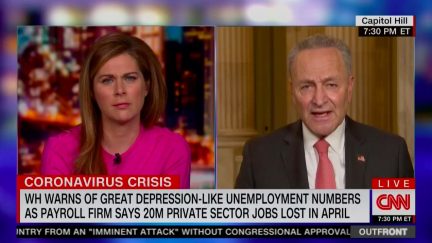 Chuck Schumer Calls Out 'Tone Deaf' Mitch McConnell for Balking at More Stimulus