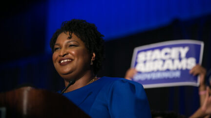 Stacey Abrams on stage