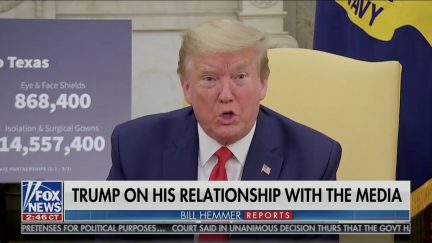 donald trump on relationship with media