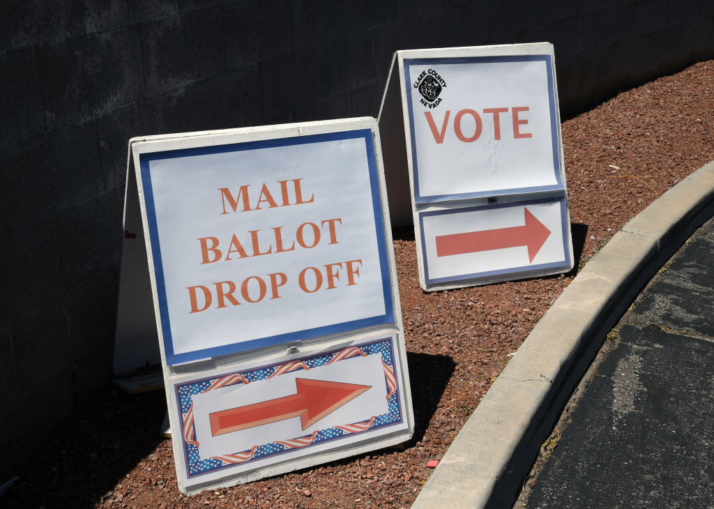 mail in ballot drop off voting