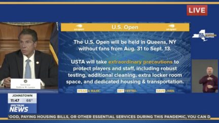 gov. cuomo, U.S. open