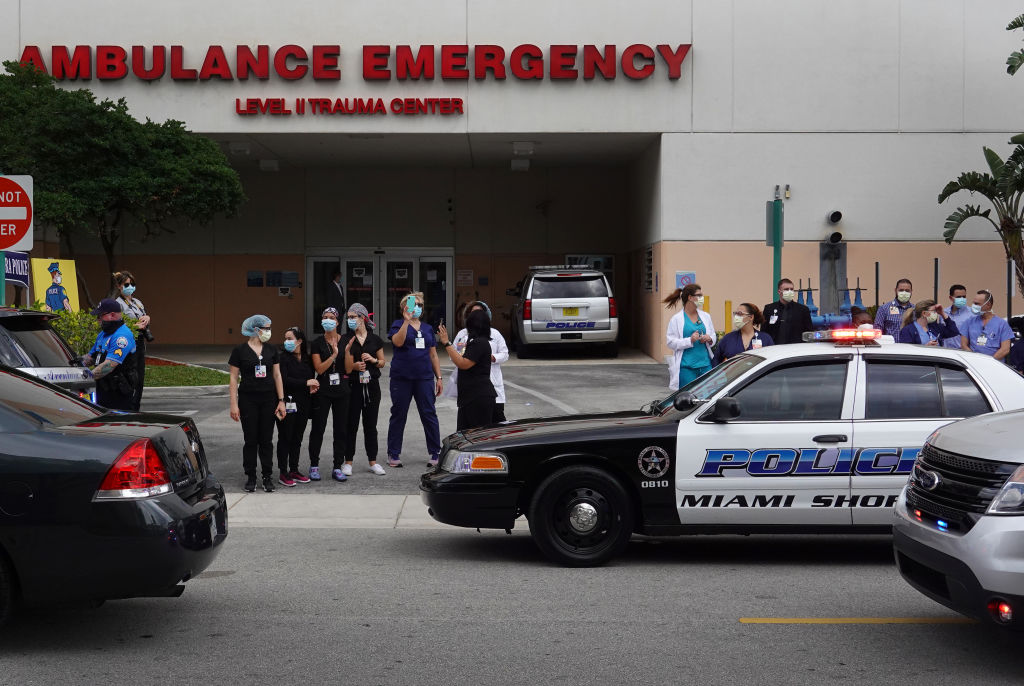 aventure miami florida hospital coronavirus pandemic