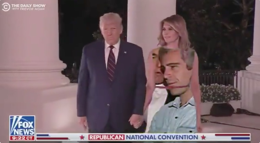 TDS Engages in Greenscreen Mischief with Melania's Dress
