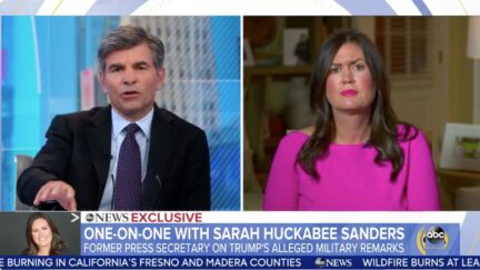Sarah Sanders Repeatedly Lied About Trump Making Military Death NOK Notification Calls