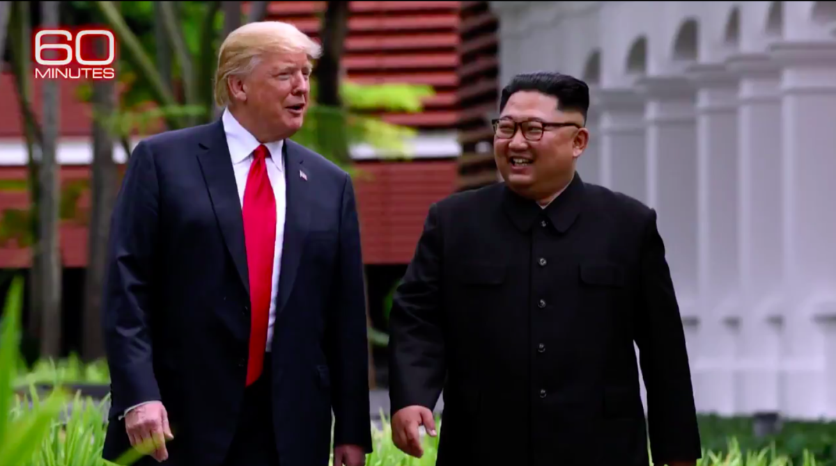 Donald Trump and Kim Jong Un