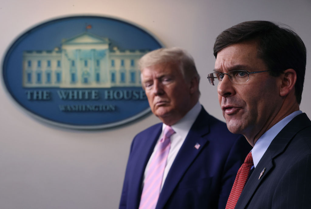 donald trump mark esper