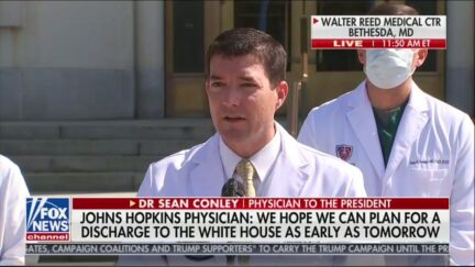 Sean Conley on Trump's Oxygen Levels