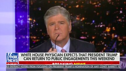 Trump Claims 'Very Little Infection' After Hannity Presses Him on Latest Covid Test