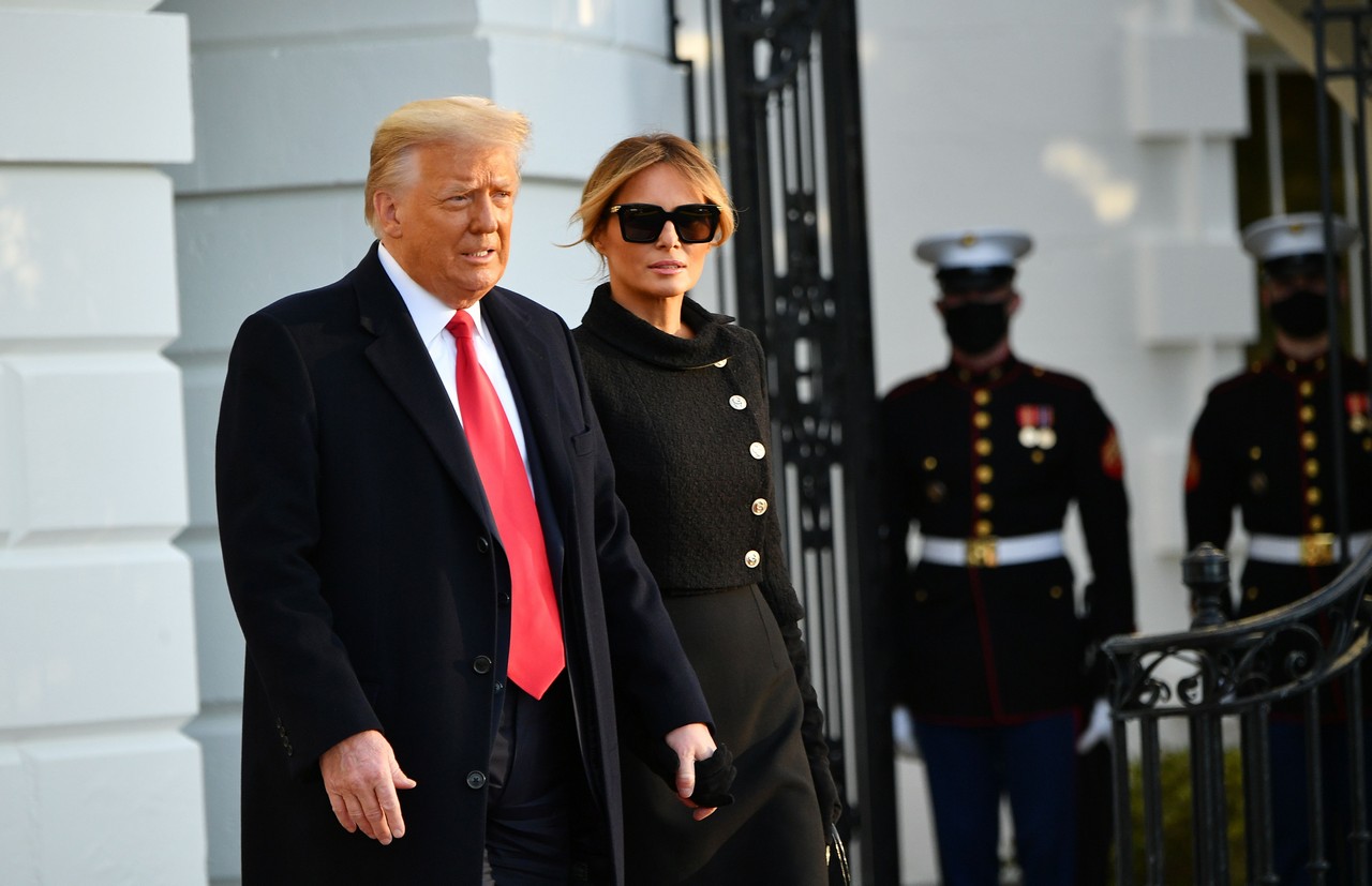 President Donald Trump and First Lady Melania Trump