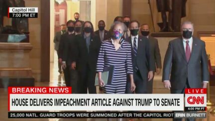 House Impeachment Managers Delivers Article of Impeachment of Trump to Senate