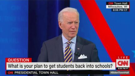 Joe Biden Says Goal of Opening Schools Just One Day a Week was Miscommunication