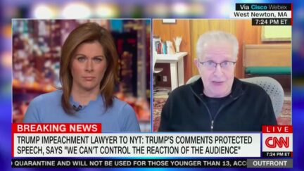 Lawrence Tribe Smacks Down Trump Impeachment Counsel's Free Speech Defense