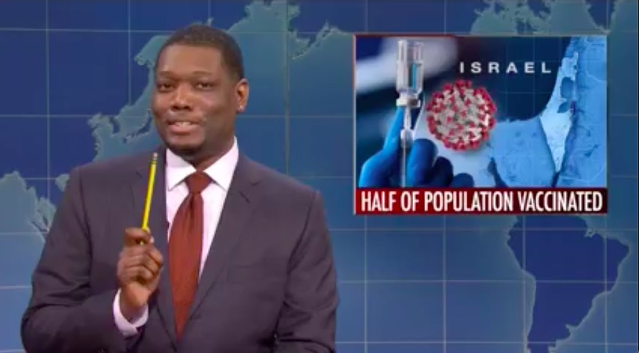 SNL's Michael Che Jokes About Israel Vaccination Bias