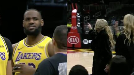 lebron james fight