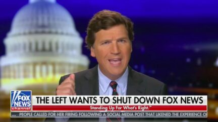Tucker Carlson Lashes Out at Critcis of His Show, Fox News